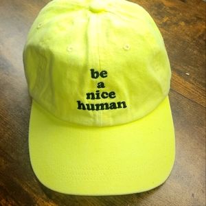 Be a nice human hat